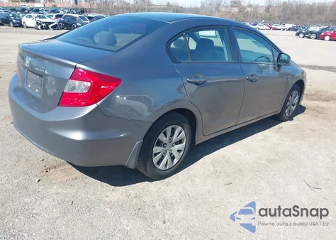 2012 Honda Civic Lx from USA, damaged, VIN 19XFB2F51CE392159